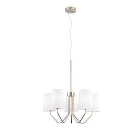 LUCE DESIGN Suspension E14 Sally 230V Ø60x150cm nickel - I-SALLY-5-NIK