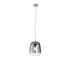 LUCE DESIGN Suspension E27 Smoke 230V 150x19,7x21,3cm gris - I-SMOKE-S18