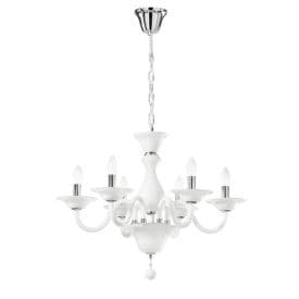 LUCE DESIGN Suspension E14 Soffio 230V 120x66x50cm blanc - I-SOFFIO-6