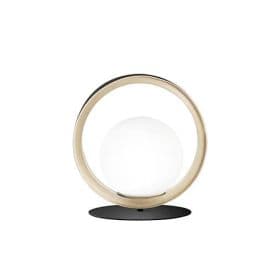 LUCE DESIGN Suspension G9 Sonetto 230V Ø24x25cm noir or - I-SONETTO-L