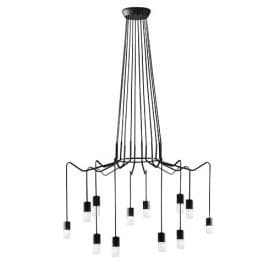 LUCE DESIGN Suspension G9 Spider 230V 150x87x87cm anthracite - I-SPIDER-S12