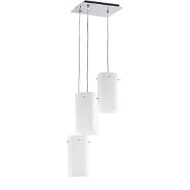 LUCE DESIGN Suspension E27 Square 230V 120x25x25cm blanc - I-SQUARE-S3