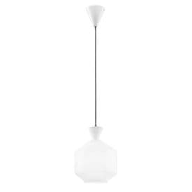 LUCE DESIGN Suspension E27 Sugar 230V 120x20x20cm blanc noir - I-SUGAR-C-CN