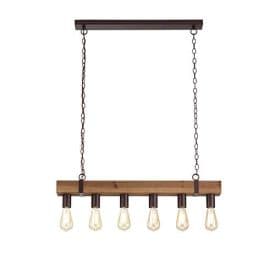 LUCE DESIGN Suspension E27 Texas 230V 135x80x10cm noir - I-TEXAS-S6