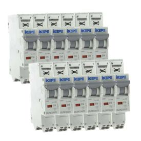 IKEPE Lot de 12 disjoncteurs 16A auto Ph+N courbe C 4.5kA 230V - IKE823297-L12