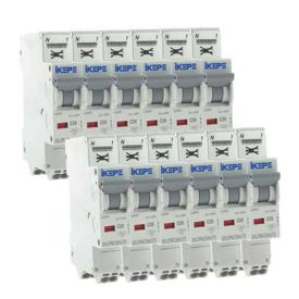 IKEPE Lot de 12 disjoncteurs 20A auto Ph+N courbe C 4.5kA 230V - IKE823298-L12