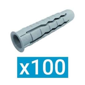 ING FIXATIONS Cheville nylon polyvalente 6x30 - Boite de 100 - A170212