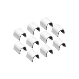 INOFIX Cablefix Accessoires droits 5,5 x 5,5 mm pour gaine adhésive - Blanc