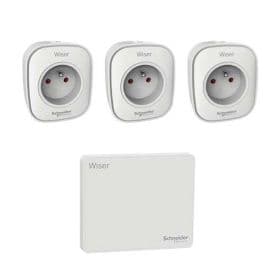 SCHNEIDER Wiser Kit prises connectées génération 2 - KITCCTFR6500