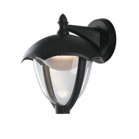 INTEC Applique LED Megan 230V 12W 1300lm 4000K 23,8x21x18,8cm noir - LANT-MEGAN-AP1B