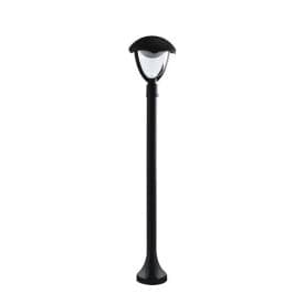 INTEC Potelet d'éclairage extérieur LED Megan 230V 12W 1300lm 4000K 100x20x20cm noir - LANT-MEGAN-P1