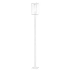 INTEC Lampadaire d'éclairage extérieur E27 Mirage 230V 199,5x17x17cm blanc - LANT-MIRAGE-P200-BCO