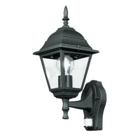 INTEC Applique E27 Roma 230V 35x14,6x19,5cm noir - LANT-ROMA-AP1A-S