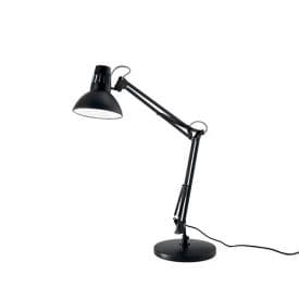 LUCE DESIGN Lampe de table E27 Artifex 230V 73,8x23x23cm noir - LDT-ARTIFEX-NER