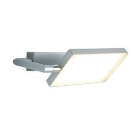 LUCE DESIGN Applique LED Book 230V 18W 1820lm 3200K 10x22,5x15cm gris - LED-BOOK-AP-GR