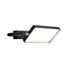 LUCE DESIGN Applique LED Book 230V 18W 1820lm 3200K 10x22,5x15cm noir - LED-BOOK-AP-NERO