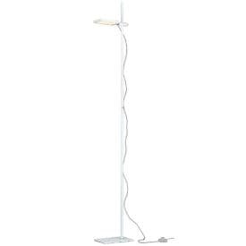 LUCE DESIGN Lampadaire LED Book 230V 18W 1820lm 3200K 182x25x16cm blanc - LED-BOOK-PT-BCO