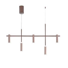 LUCE DESIGN Suspension LED Candle 230V 35W 3600lm 4000K 125x120x19,1cm bronze - LED-CANDLE-S5