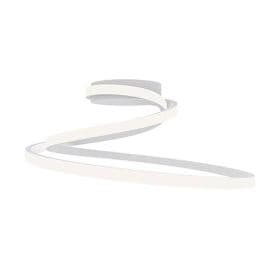 LUCE DESIGN Plafonnier LED Coaster 230V 40W 5440lm CCT Ø50x22cm blanc - LED-COASTER-PL-BCO