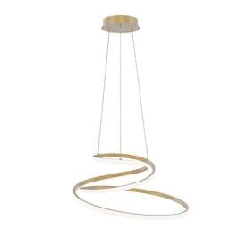 LUCE DESIGN Suspension LED Coaster 230V 60W 8000lm CCT Ø60x150cm or - LED-COASTER-S-ORO