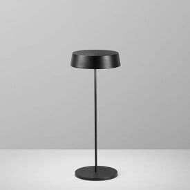 INTEC Lampe de table extérieure LED sur batterie Cocktail 230V 20,2W dimmable 192lm 3000K 29,5x12x12cm IP54 noir - LED-COCKTAIL-NER