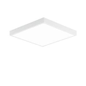 INTEC Plafonnier LED Domo 230V 24W 2700lm 4000K 24x24x2,4cm blanc - LED-DOMO-Q24-BCO