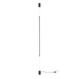 LUCE DESIGN Lampadaire LED Gravity 230V 15W 1728lm CCT 120x6x6cm noir - LED-GRAVITY-PT-NER