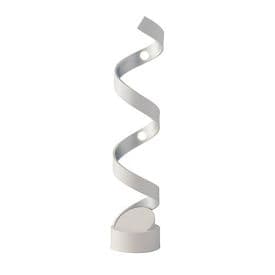 LUCE DESIGN Lampe de table LED Helix 230V 12W 740lm 4000K 66x14,5x14,5cm blanc argent  - LED-HELIX-L4 BCO