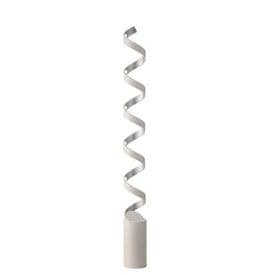 LUCE DESIGN Lampadaire LED Helix 230V 30W 1700lm 4000K 152x14,5x14,5cm blanc argent  - LED-HELIX-PT10 BCO