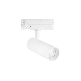 INTEC Projecteur pour rail LED Jet 230V 20W 2100lm CCT Ø6x16cm blanc - LED-JET-W-20