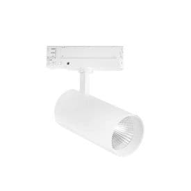 INTEC Projecteur pour rail LED Jet 230V 40W 4300lm CCT Ø8x18cm blanc - LED-JET-W-40