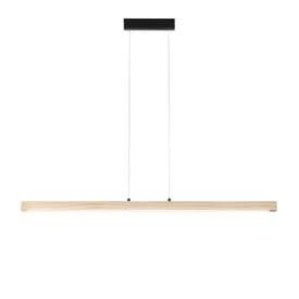 LUCE DESIGN Suspension LED Joseph 230V 22W 2750lm CCT 150x125x4,5cm bois - LED-JOSEPH-S125