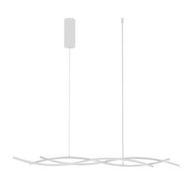 LUCE DESIGN Suspension LED Kinetic 230V 40W 5100lm CCT 105x117,2x6cm blanc - LED-KINETIC-S-BCO