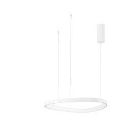 LUCE DESIGN Suspension LED Klapton 230V 58W 8360lm CCT 150x65x3,5cm blanc - LED-KLAPTON-S65-BCO