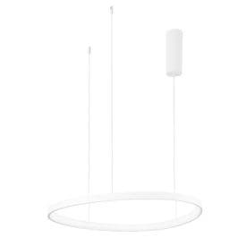 LUCE DESIGN Suspension LED Klapton 230V 80W 11440lm CCT 150x85x3,5cm blanc - LED-KLAPTON-S85-BCO