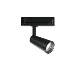 INTEC Projecteur pour rail LED Kone 230V 13W 1175lm 3000K 20,5x11x6,2cm noir - LED-KONE-B-13C