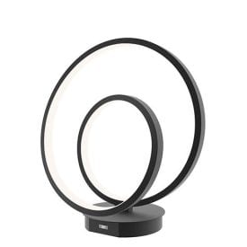 LUCE DESIGN Lampe de table LED Lieve 230V 15W 2340lm CCT Ø18x31,6cm noir - LED-LIEVE-L-NER