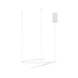 LUCE DESIGN Suspension LED Moma 230V 38W 6090lm CCT Ø60x150cm blanc - LED-MOMA-S60-BCO