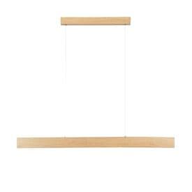 LUCE DESIGN Suspension LED Navel 230V 40W 6400lm CCT 150x121,5x8cm bois - LED-NAVEL-S120-WD