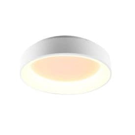 LUCE DESIGN Plafonnier LED Noah 230V 60W 8000lm CCT Ø60x60cm blanc - LED-NOAH-PL60-BCO