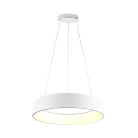 LUCE DESIGN Suspension LED Noah 230V 60W 8000lm CCT Ø60x150cm blanc - LED-NOAH-S60-BCO