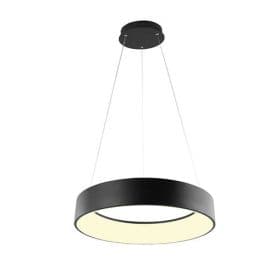 LUCE DESIGN Suspension LED Noah 230V 60W 8000lm CCT Ø60x150cm noir - LED-NOAH-S60-NER