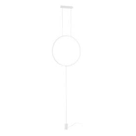 LUCE DESIGN Lampadaire LED Portal 230V 20W 2400lm CCT Ø50x50cm blanc - LED-PORTAL-PT-BCO