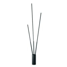 LUCE DESIGN Lampadaire LED Wands 230V 30W 3456lm CCT Ø10x164cm noir - LED-WANDS-PT3-NER