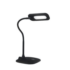 LUCE DESIGN Lampe de table LED Darwin 230V 4,8W dimmable 700lm 4000K 53,5x16x16cm noir - LEDT-DARWIN-BLACK