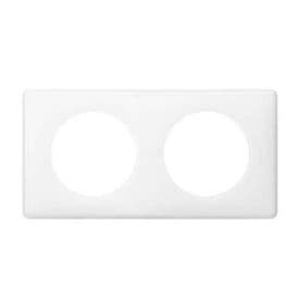 LEGRAND Céliane Plaque Memories 2 postes yesterday Blanc - 066632