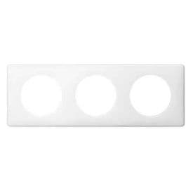 LEGRAND Céliane Plaque Memories 3 postes Yesterday Blanc - 066633