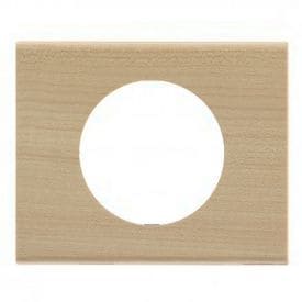 LEGRAND Céliane Plaque 1 poste Bois Erable - 069211