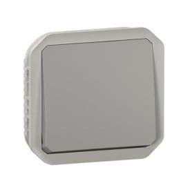 LEGRAND Plexo Bouton poussoir à composer étanche gris IP55 - 069540L