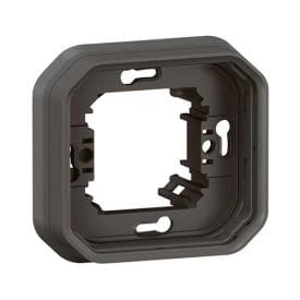 LEGRAND Plexo Support plaque encastré 1 poste à composer étanche anthracite IP55 - 069606L